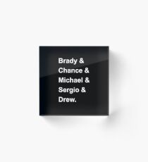 in real life boys Acrylic Block