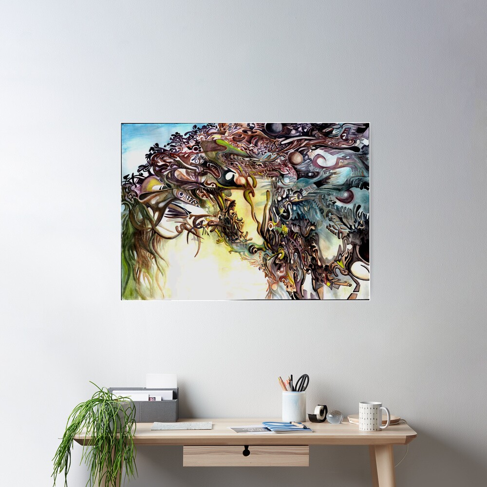 Fall of the Five Fractal Deities Poster