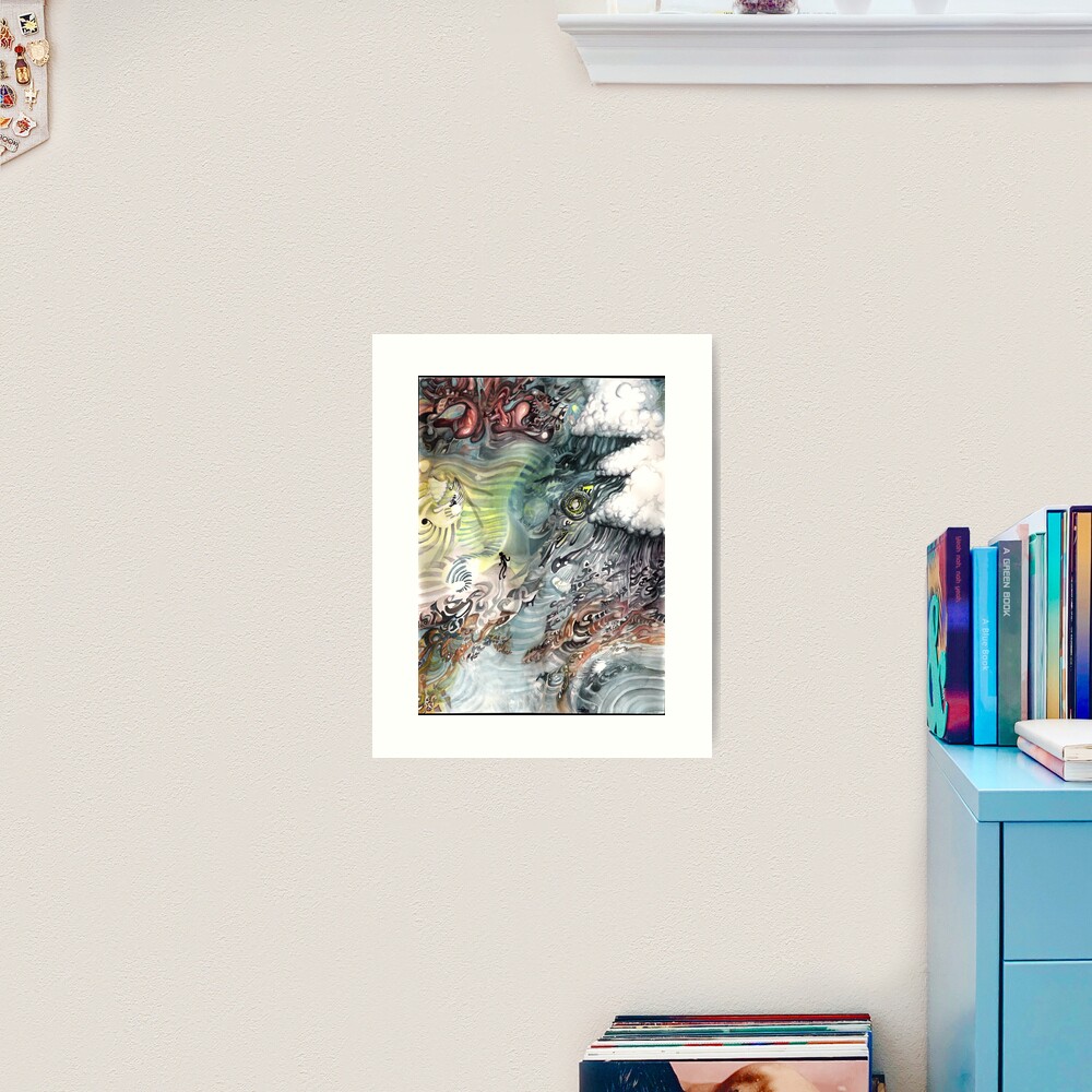 Heaven to Stairway Art Print