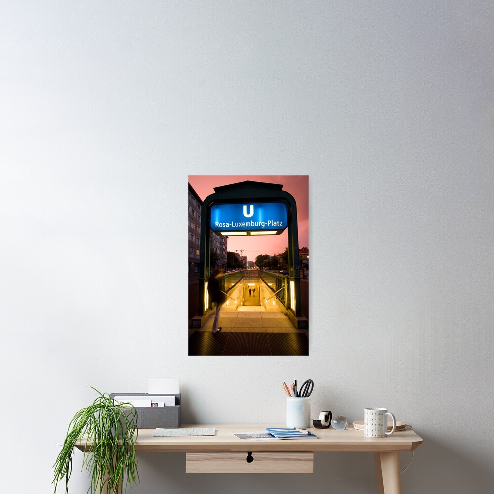 Berlin U-Bahn Poster