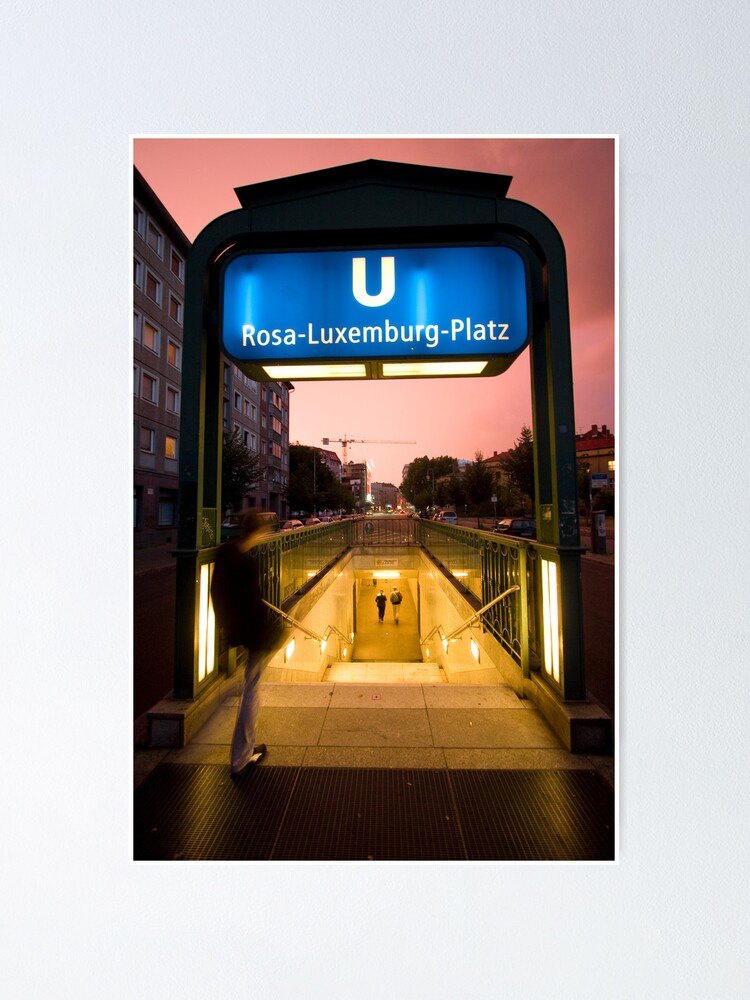 Alternate view of Berlin U-Bahn Poster