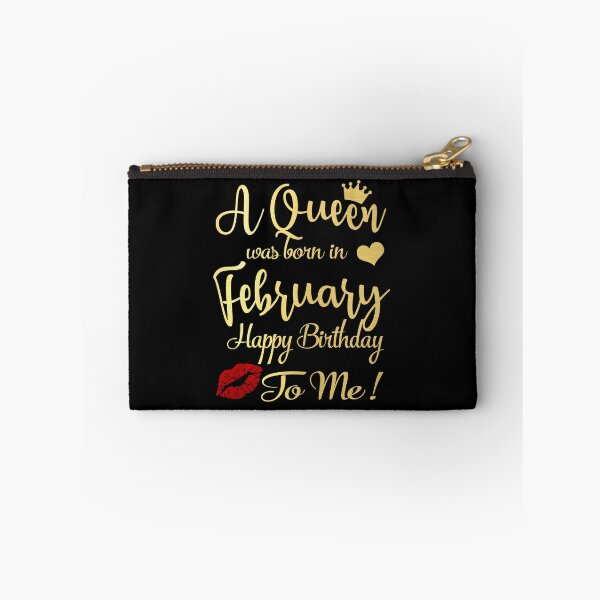 Item preview, A Queen Was Born In February Happy Birthday To Me designed and sold by TheTaurus.