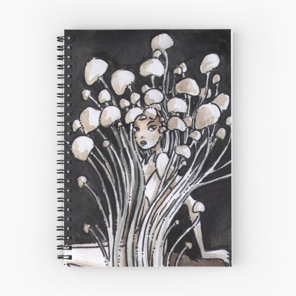 Item preview, Empire of Mushrooms: Flammulina Velutipes designed and sold by Barbora Urbankova.