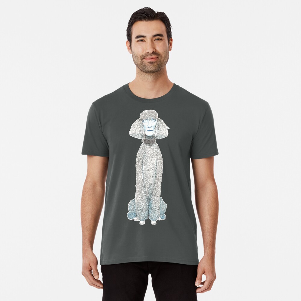 Weird poodles - don't worry, be happy Premium T-Shirt