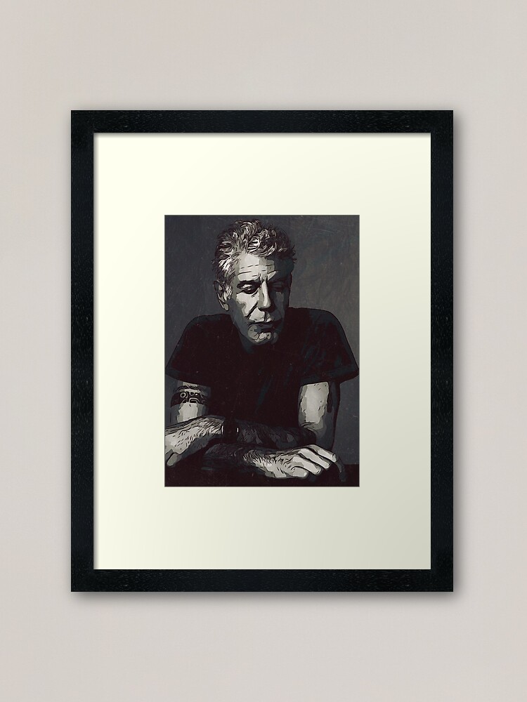 Alternate view of Anthony Bourdain Framed Art Print