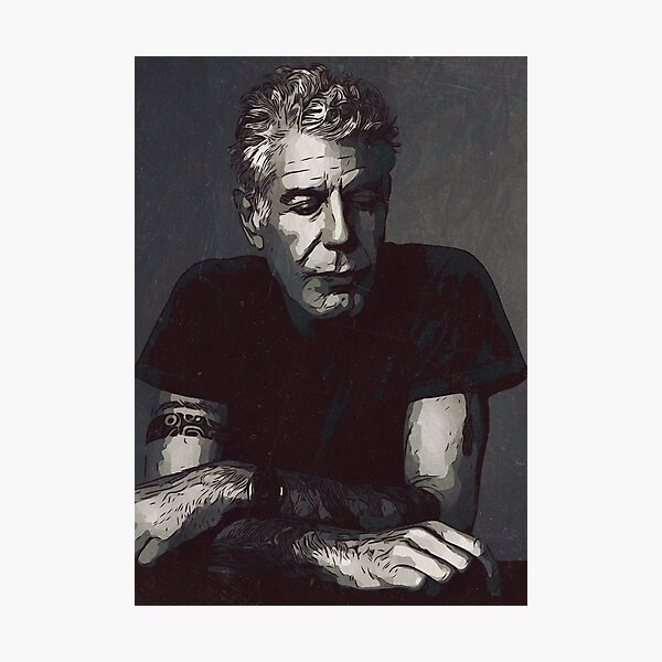 Anthony Bourdain Photographic Print
