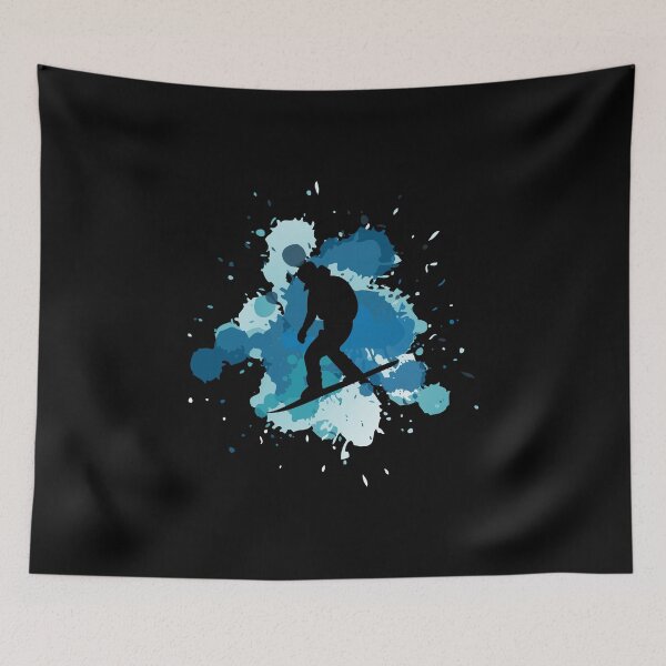 Item preview, Snowboard winter sports watercolors designed and sold by Franja2.