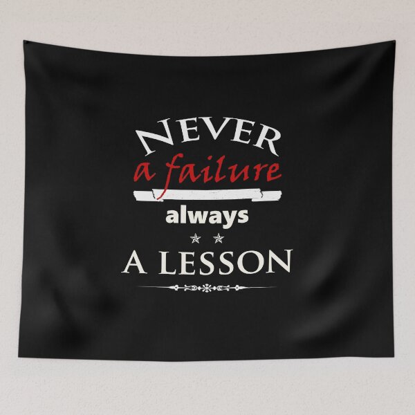Item preview, Never a failure, always a lesson designed and sold by kreuzberg62.
