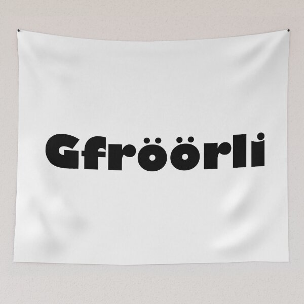 Item preview, Lettering Gfröörli designed and sold by game2genesis.