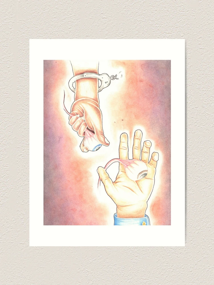 Thumbnail 1 of 3, Art Print, "Hey, you dropped your eye" designed and sold by Andrew Krease.