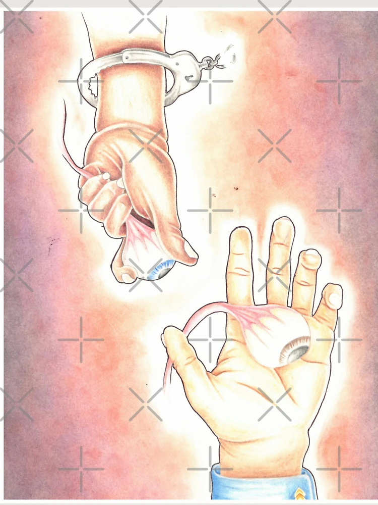Thumbnail 6 of 6, Premium Oversized Hoodie, "Hey, you dropped your eye" designed and sold by Andrew Krease.