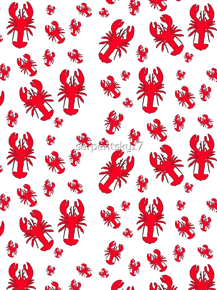 All Over Lobster Print by serpentsky17