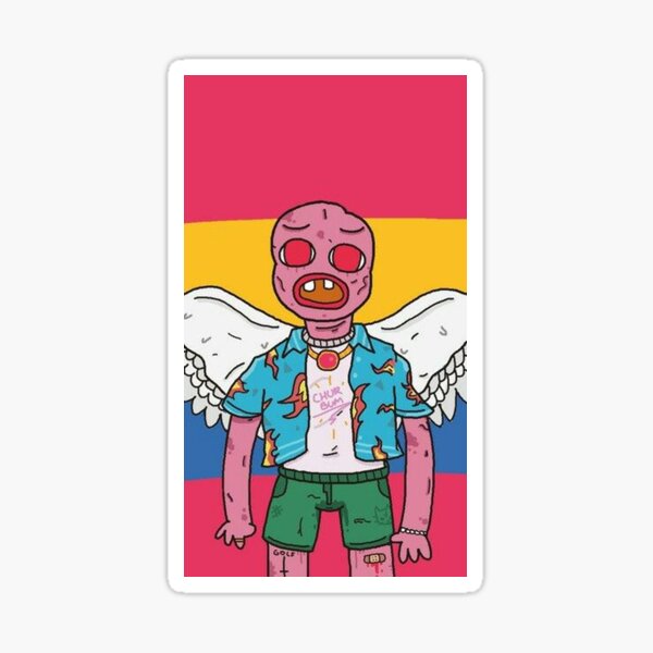 "Tyler The Creator Cherry Bomb" Sticker for Sale by Harley-Smok | Redbubble