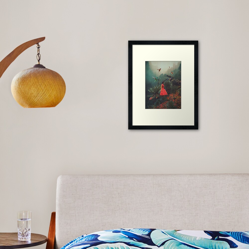 20 Seconds before the Rain Framed Art Print