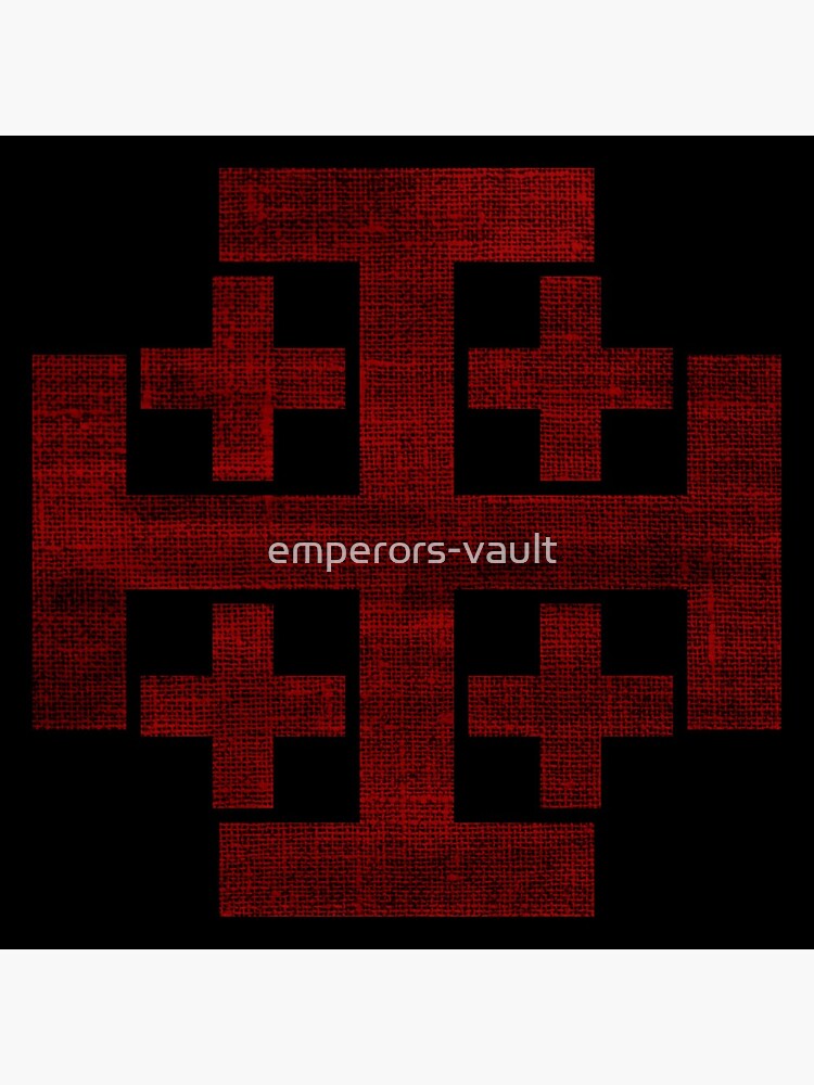 Kingdom of Jerusalem - Red on Black by emperors-vault