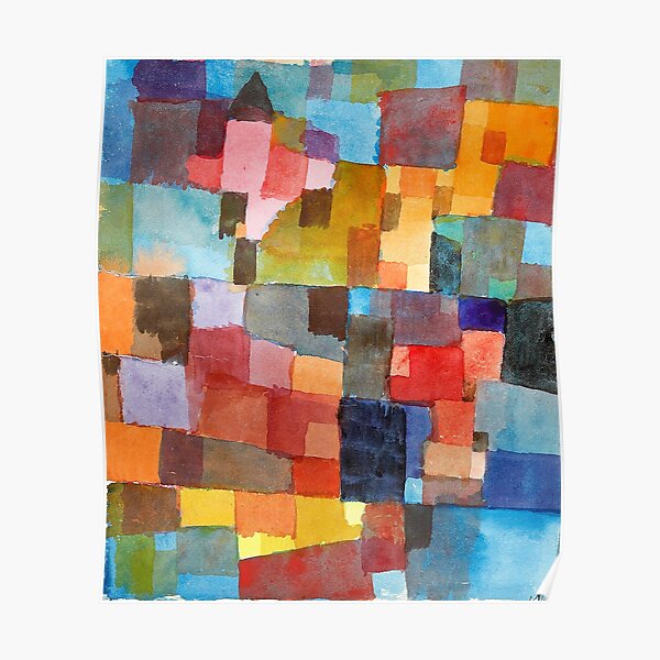 Raumarchitekturen, Paul Klee Poster