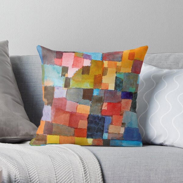 Raumarchitekturen, Paul Klee Throw Pillow