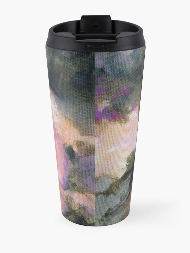 Mug isotherme ''Rose romantique' : autre vue