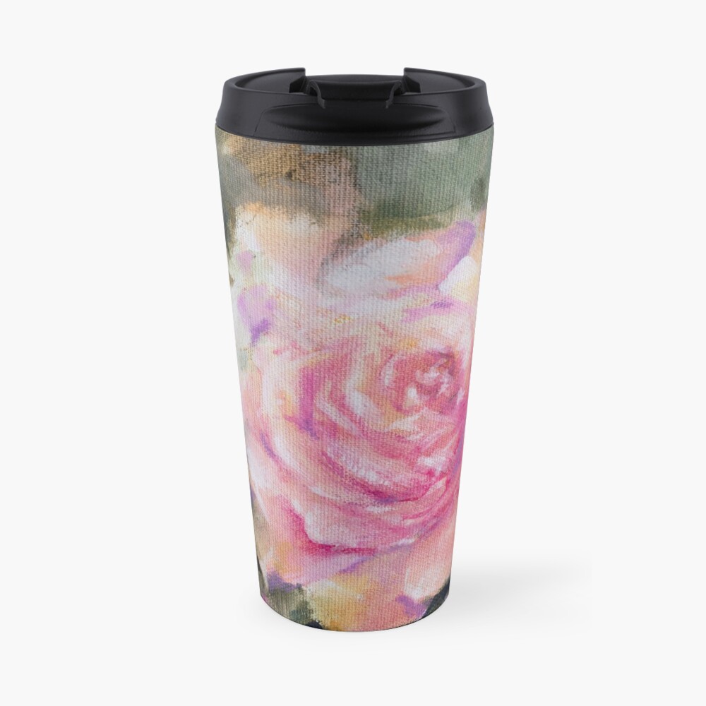 Mug isotherme « Rose romantique»