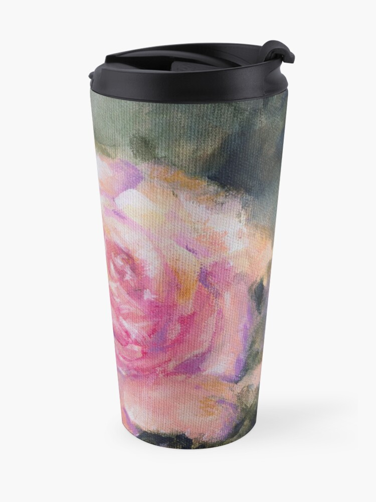 Mug isotherme ''Rose romantique' : autre vue