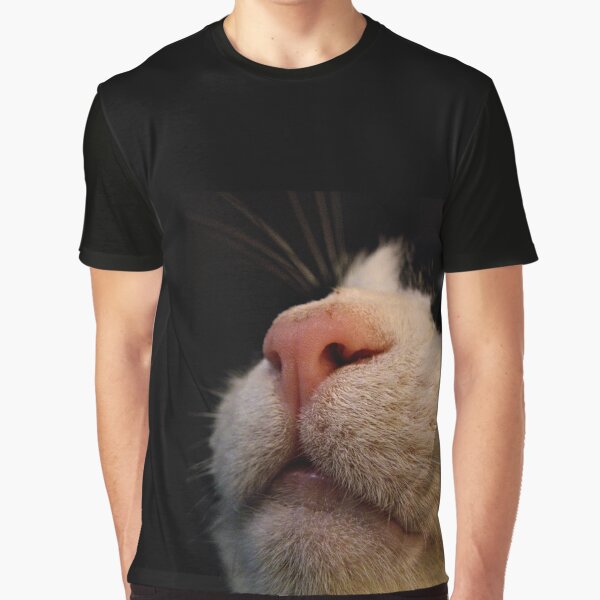 Cat Nose T Shirts Redbubble - white cats and black background long sleeves roblox
