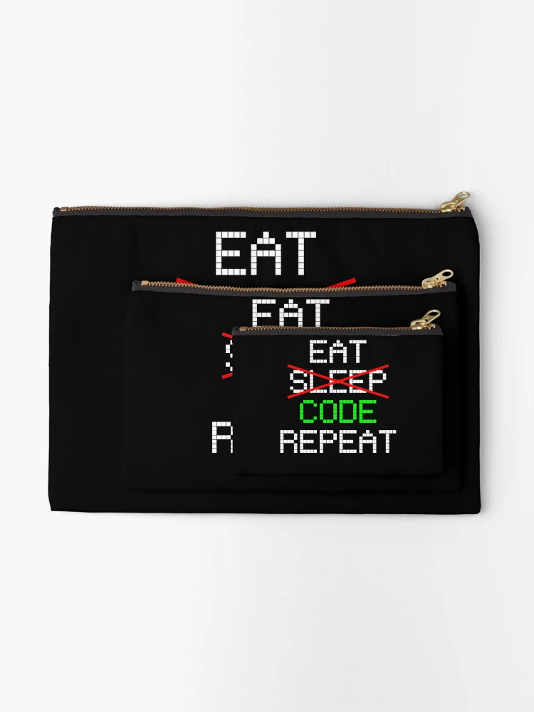 Thumbnail 2 of 4, Zipper Pouch, Code Coding Programming Computer Science designed and sold by 4tomic.