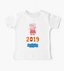 2019 Year of the Pig - Chinese New Year - Peppa Pig Baby Tee