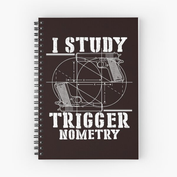 Item preview, I Study Triggernometry Funny Gun And Bullets Anatomy Of A Pew T-Shirt Gift: | NRA | Pistols | Rifles | Gift For Gun Owners | Geometry Pews | designed and sold by larspat.