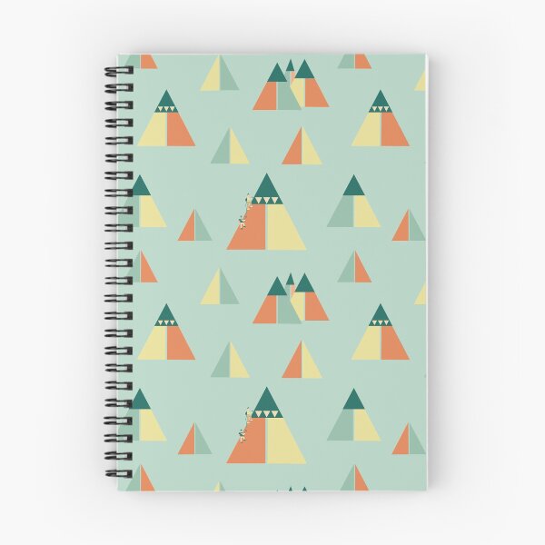 Item preview, Ice climber in colorful mountains designed and sold by saraline.