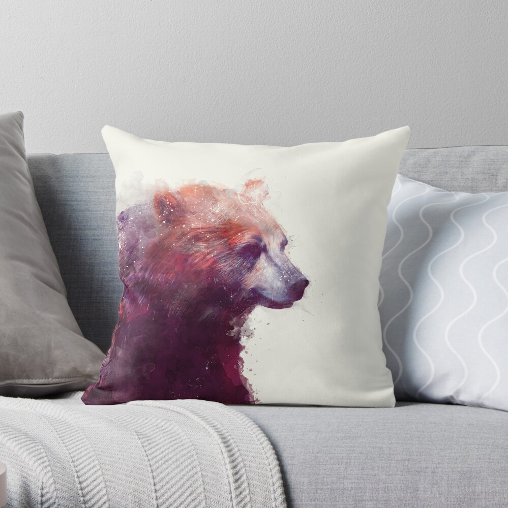 pillow with bear