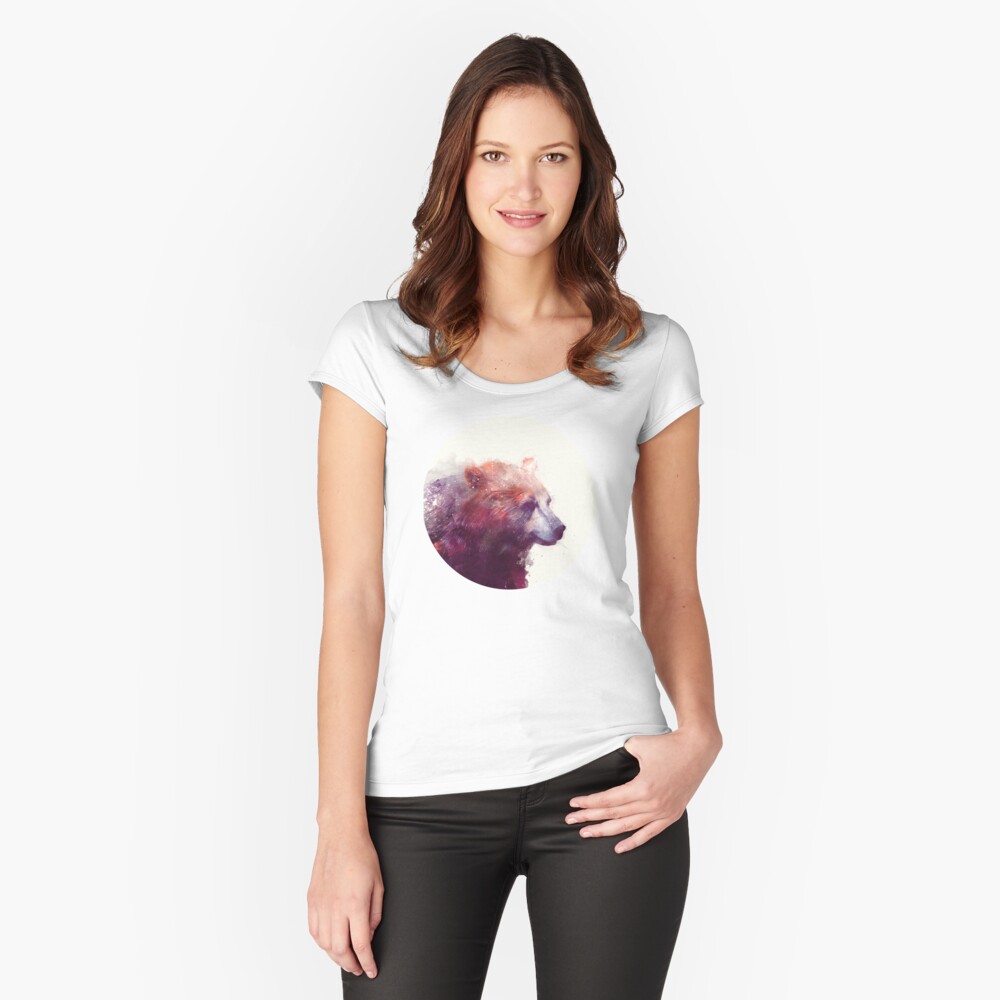 Item preview, Fitted Scoop T-Shirt designed and sold by AmyHamilton.