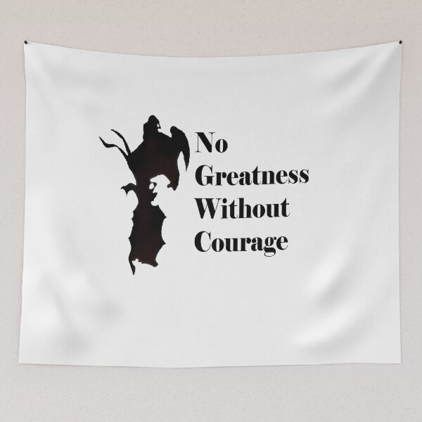 Item preview, No Greatness Without Courage T-shirt designed and sold by Azzani97.