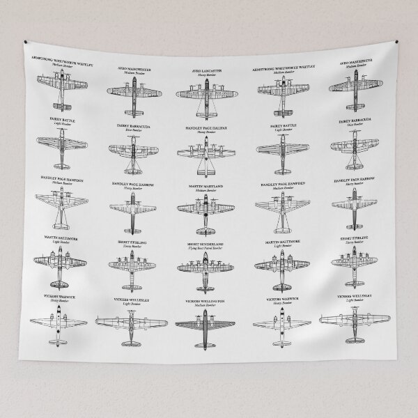 Item preview, British Bomber Aircraft of WW2 designed and sold by rogue-design.