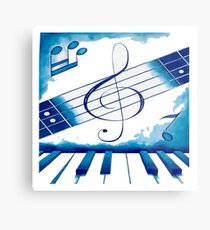 Música total Metal Print