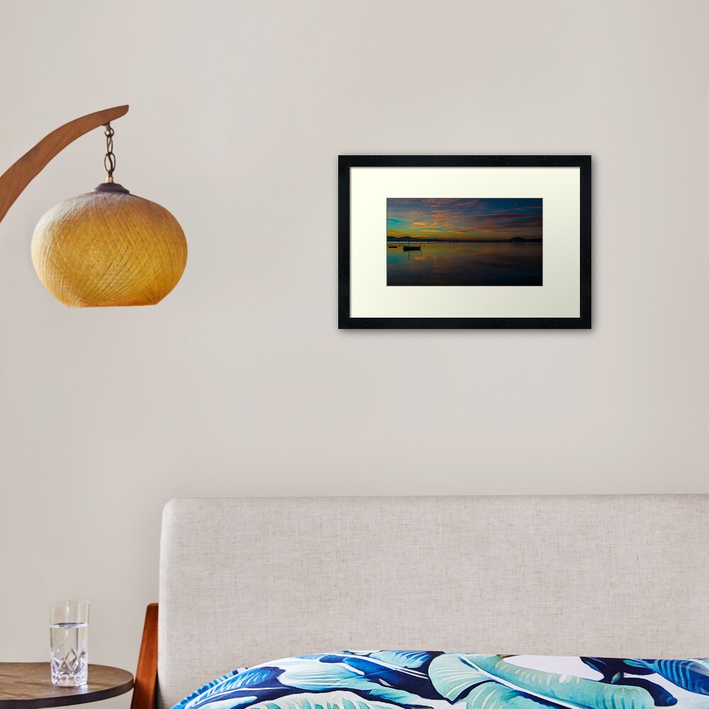 Before the Sun Framed Art Print