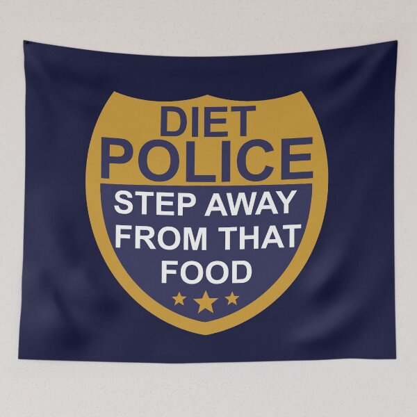 Item preview, Diet Police Badge designed and sold by viCdesign.