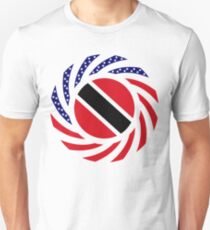 Trinidadian American Multinational Patriot Flag Series Unisex T-Shirt