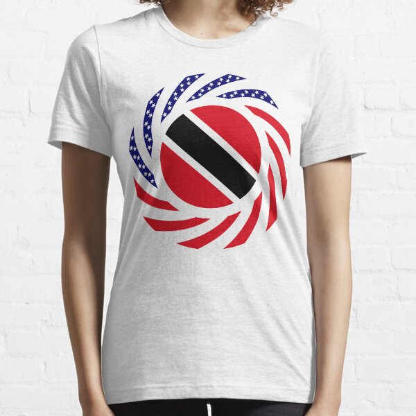 Trinidadian American Multinational Patriot Flag Series Essential T-Shirt