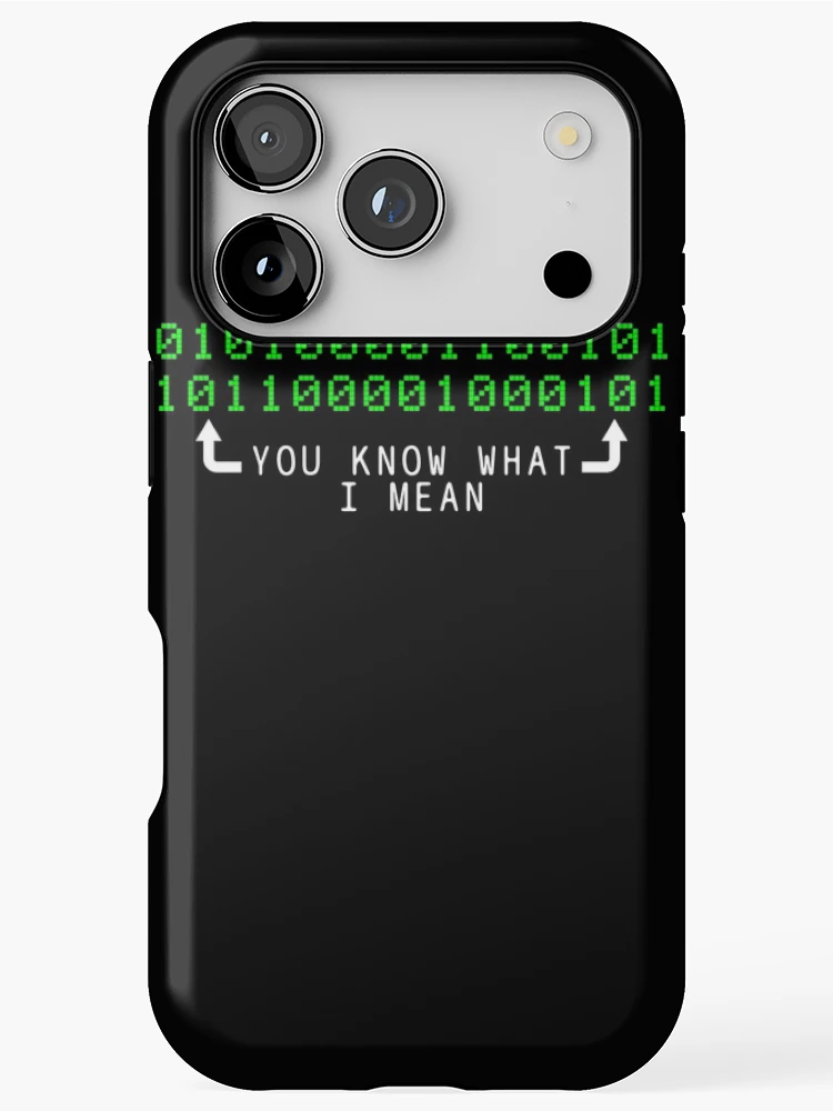 Thumbnail 1 of 4, iPhone Case, Geek binary code computer science designed and sold by 4tomic.
