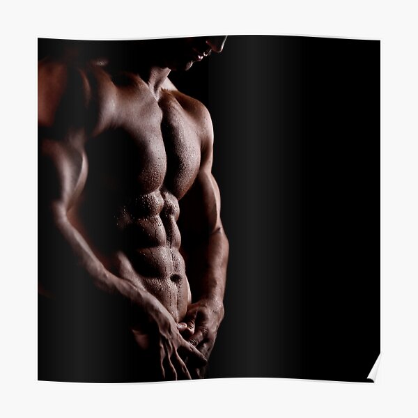 Muscled torso Poster