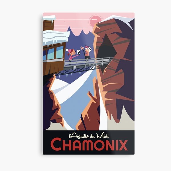 Item preview, Chamonix l'Aiguille du Midi poster designed and sold by Gary Godel.