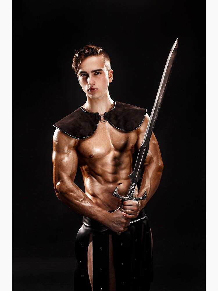 "Young swordsman" Poster by MaleVision | Redbubble