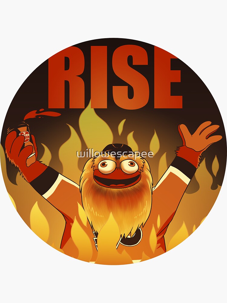 Flyers New Mascot "Gritty" Poster for Sale by WittyFox