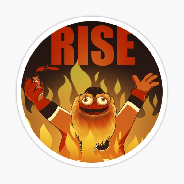 Gritty Rises Pegatina