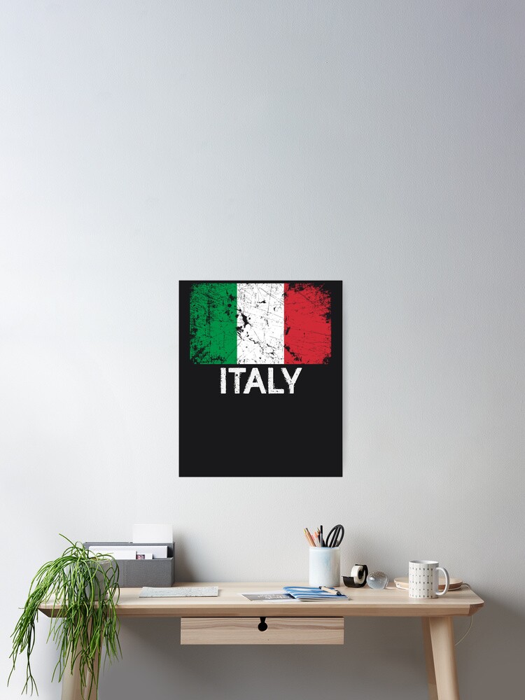 Italian Flag T-Shirt | Vintage Made In Italy Gift