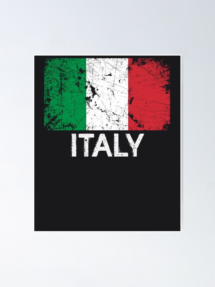 Italian Flag T-Shirt | Vintage Made In Italy Gift