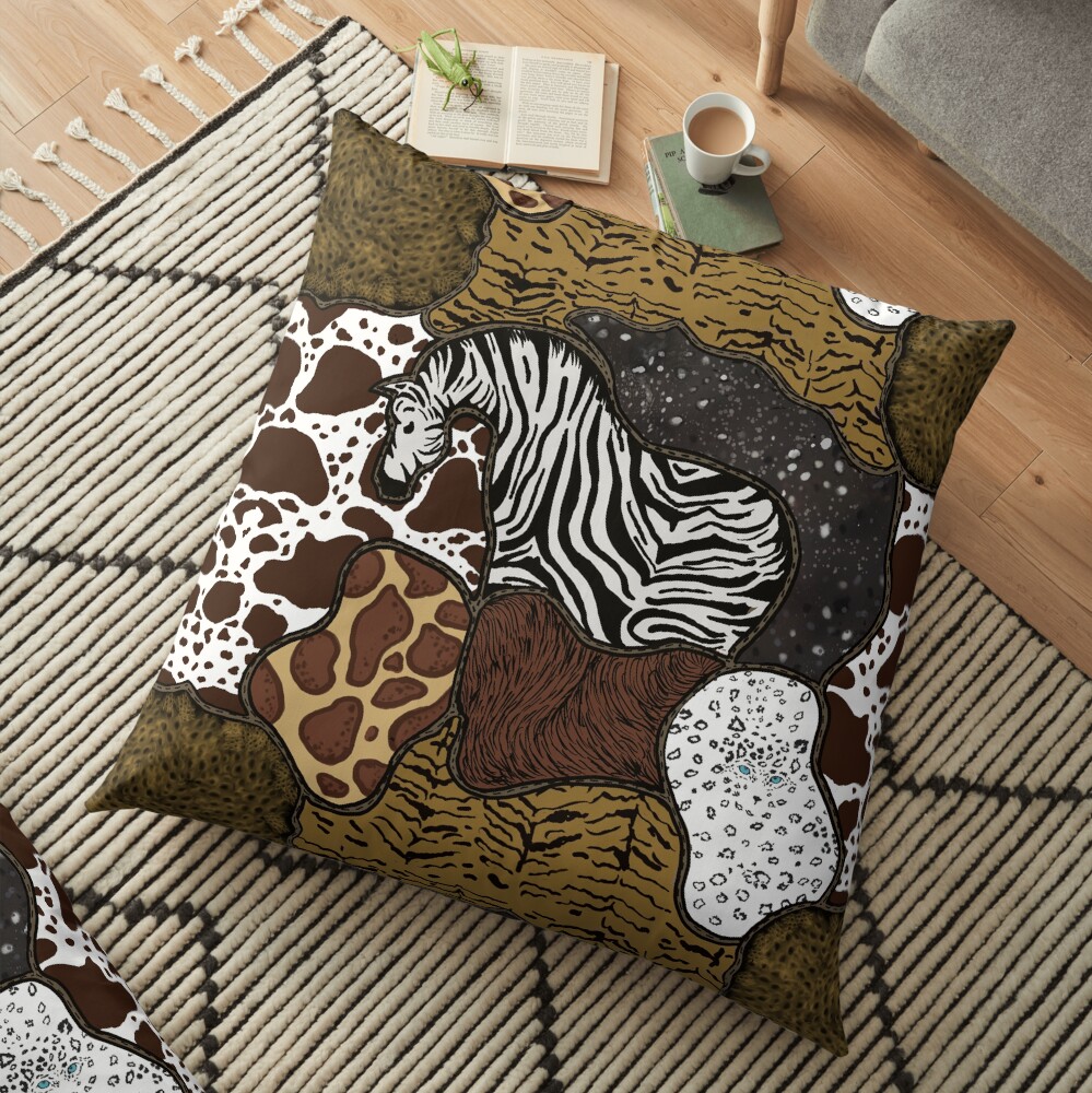 animal floor pillow