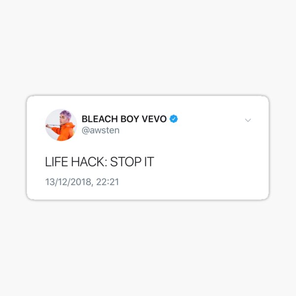 awsten knight tweet Sticker