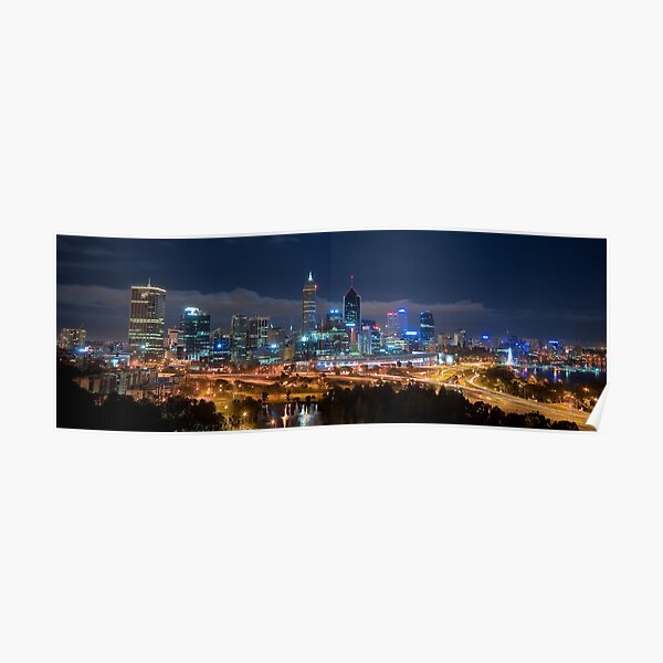 Perth Skyline Poster