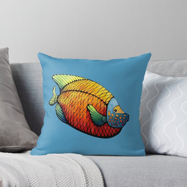 Item preview, Rainbow Fishnet Angel Fish designed and sold by studiogooz.